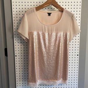 Ann Taylor Sequin Top